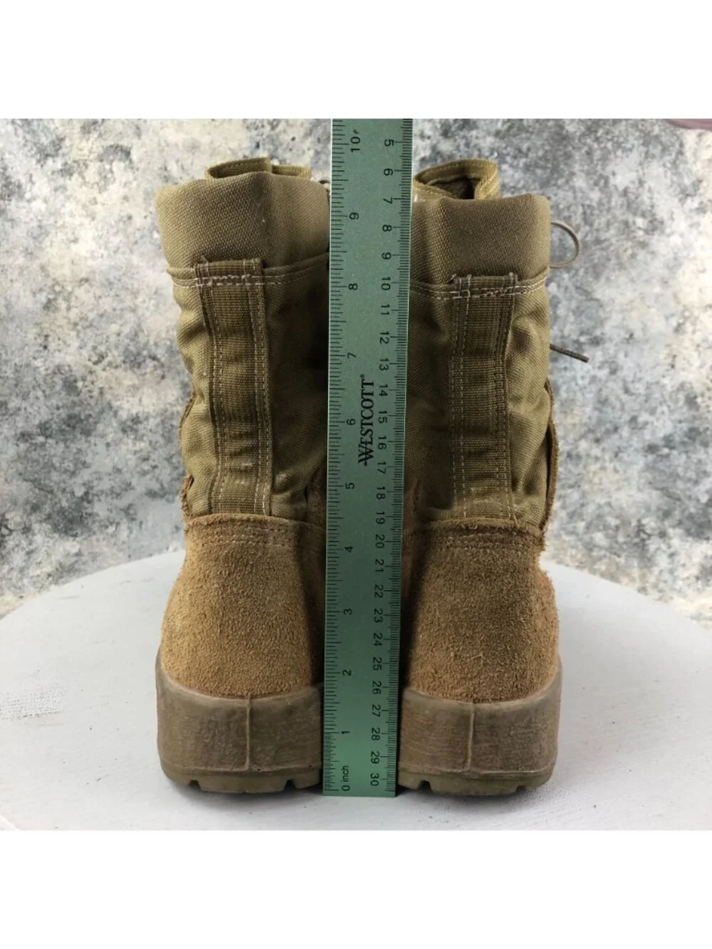 Belleville Men's Size 9.5R 550 ST USMC Hot Weather Steel Toe Brown Boots FAIR